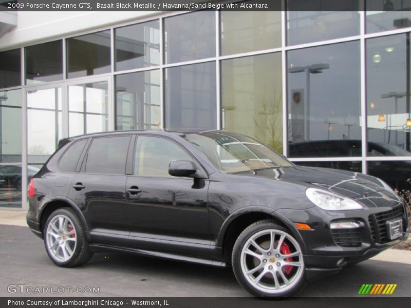Basalt Black Metallic / Havanna/Sand Beige with Alcantara 2009 Porsche Cayenne GTS