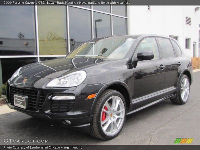 Basalt Black Metallic / Havanna/Sand Beige with Alcantara 2009 Porsche Cayenne GTS