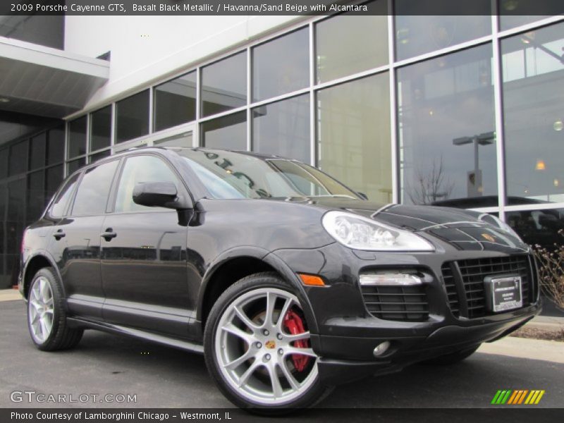 Basalt Black Metallic / Havanna/Sand Beige with Alcantara 2009 Porsche Cayenne GTS