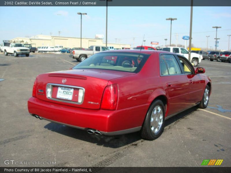 Crimson Pearl / Oatmeal 2002 Cadillac DeVille Sedan