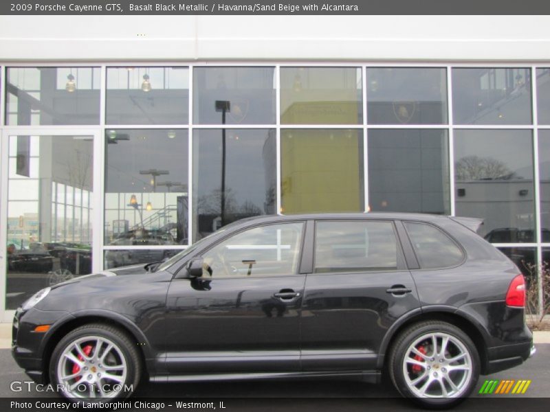 Basalt Black Metallic / Havanna/Sand Beige with Alcantara 2009 Porsche Cayenne GTS