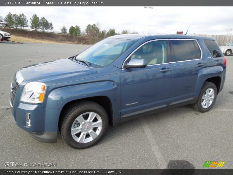 Steel Blue Metallic / Light Titanium 2012 GMC Terrain SLE