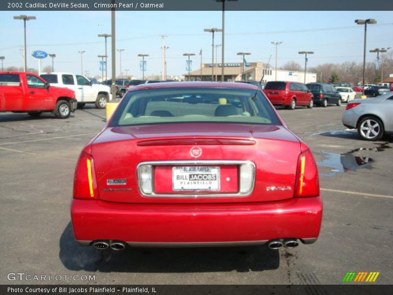 Crimson Pearl / Oatmeal 2002 Cadillac DeVille Sedan