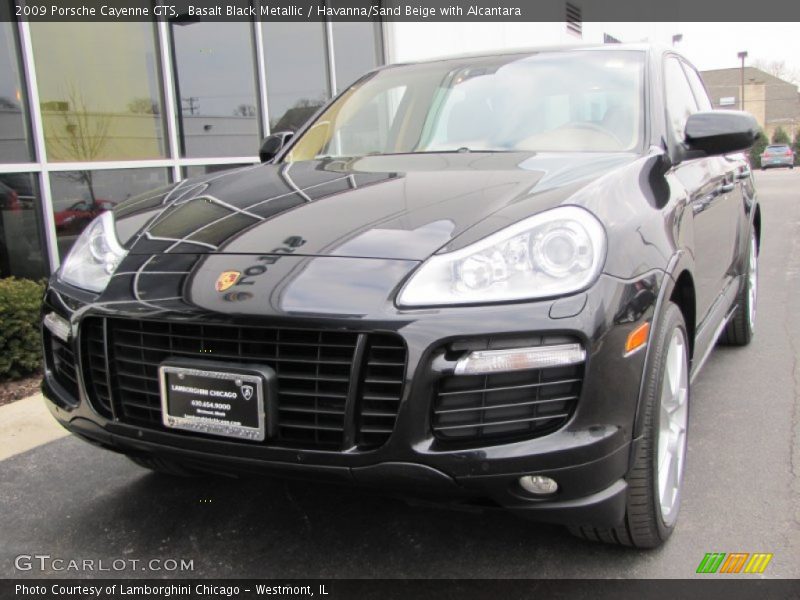 Basalt Black Metallic / Havanna/Sand Beige with Alcantara 2009 Porsche Cayenne GTS