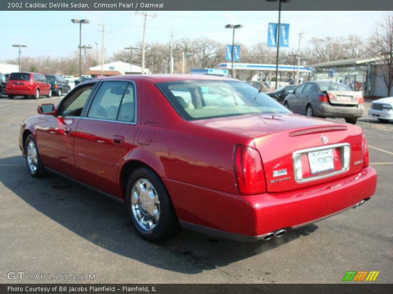 Crimson Pearl / Oatmeal 2002 Cadillac DeVille Sedan