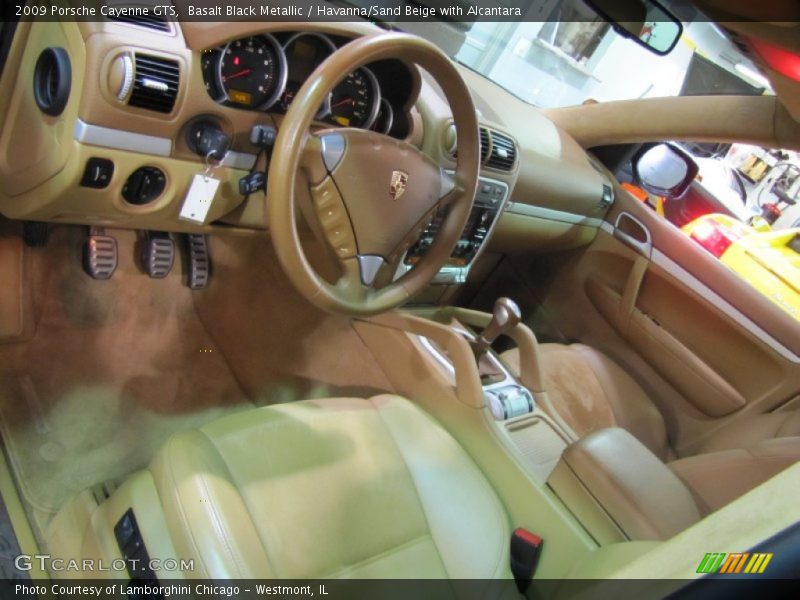 Basalt Black Metallic / Havanna/Sand Beige with Alcantara 2009 Porsche Cayenne GTS