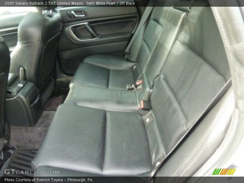 Satin White Pearl / Off Black 2005 Subaru Outback 2.5XT Limited Wagon