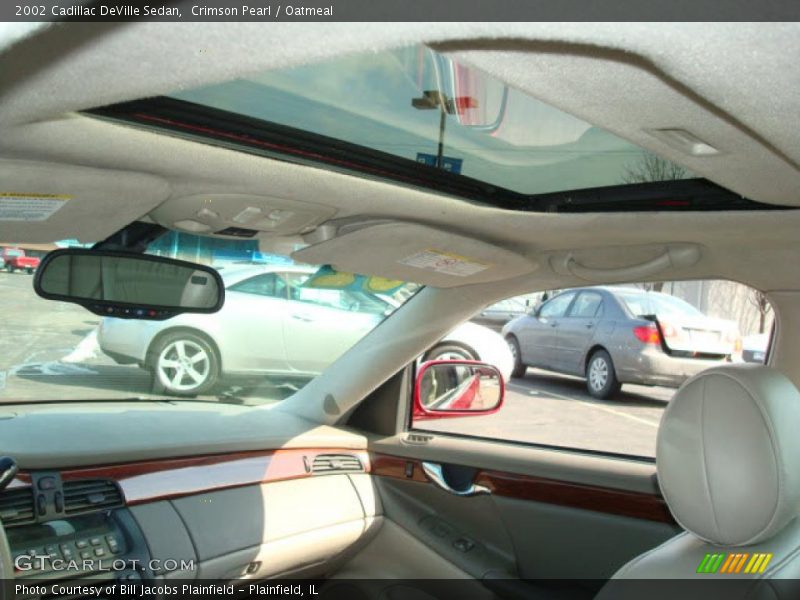 Crimson Pearl / Oatmeal 2002 Cadillac DeVille Sedan