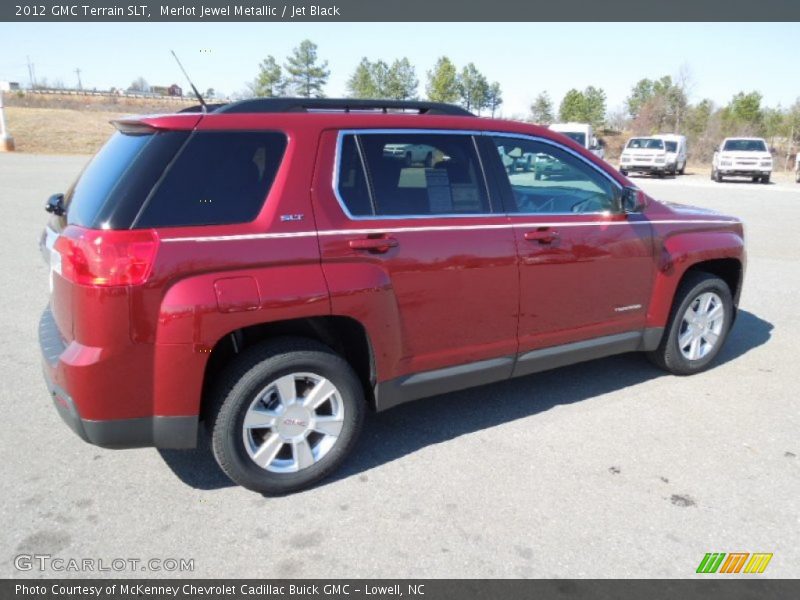 Merlot Jewel Metallic / Jet Black 2012 GMC Terrain SLT