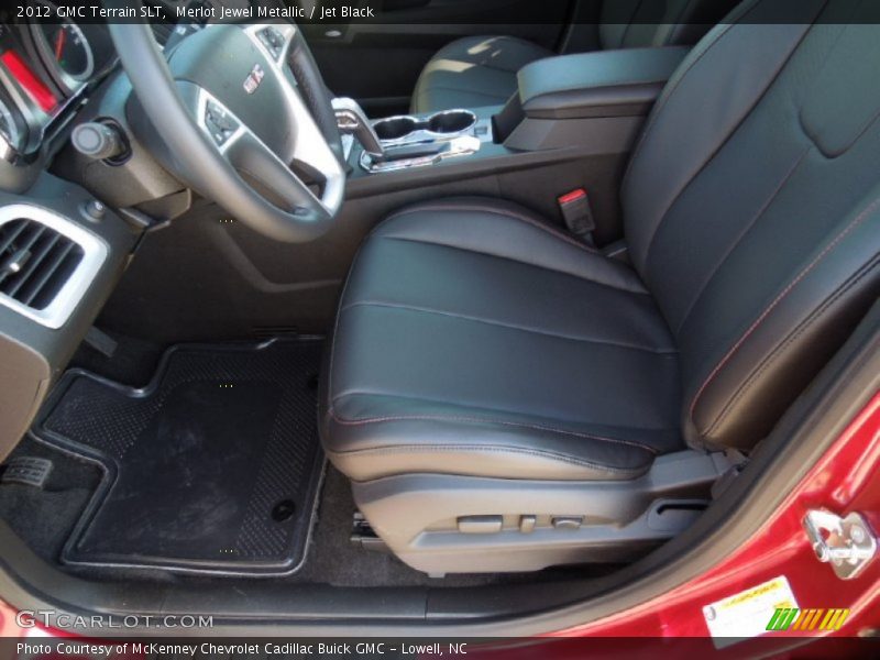 Merlot Jewel Metallic / Jet Black 2012 GMC Terrain SLT