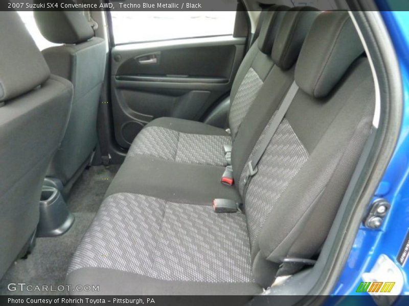 Techno Blue Metallic / Black 2007 Suzuki SX4 Convenience AWD