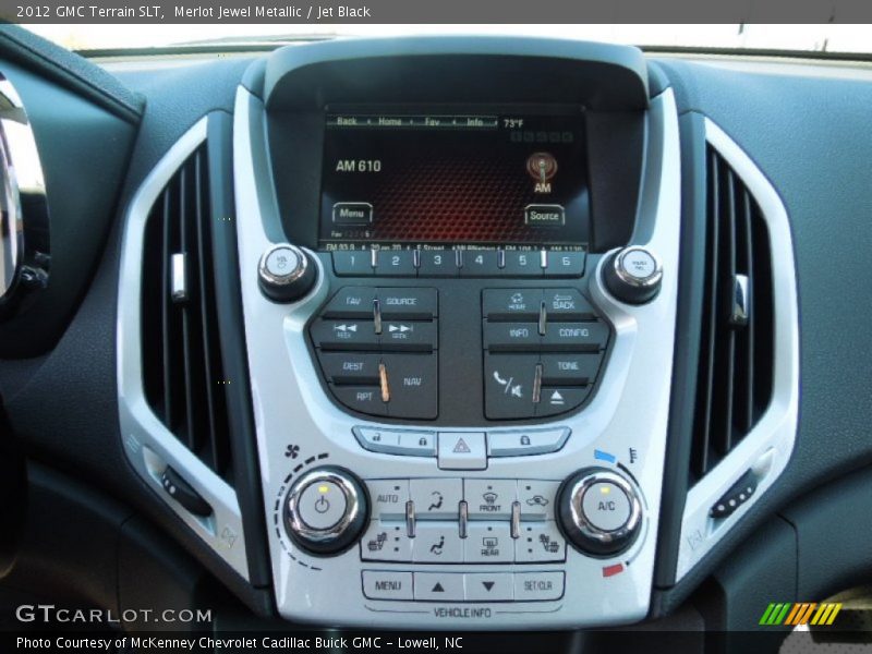 Merlot Jewel Metallic / Jet Black 2012 GMC Terrain SLT