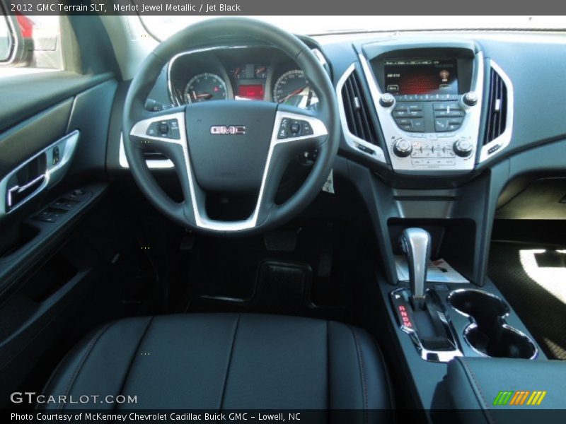 Merlot Jewel Metallic / Jet Black 2012 GMC Terrain SLT