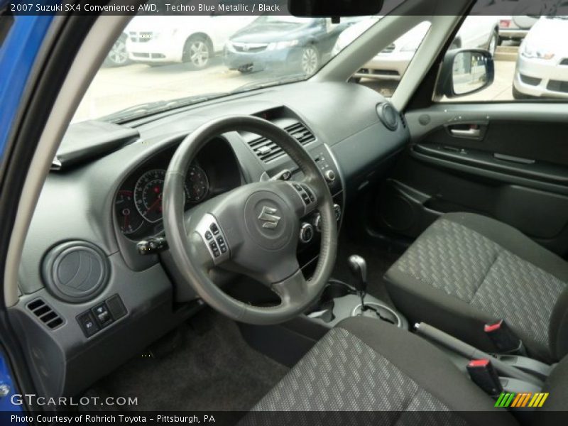 Black Interior - 2007 SX4 Convenience AWD 
