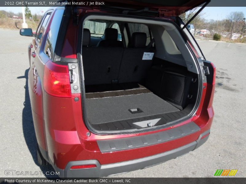 Merlot Jewel Metallic / Jet Black 2012 GMC Terrain SLT