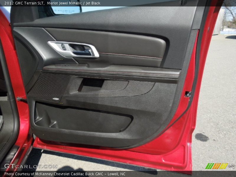 Merlot Jewel Metallic / Jet Black 2012 GMC Terrain SLT