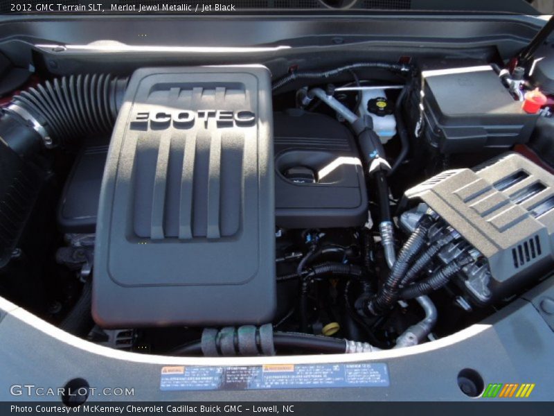 Merlot Jewel Metallic / Jet Black 2012 GMC Terrain SLT