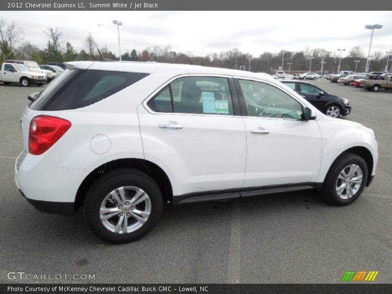 Summit White / Jet Black 2012 Chevrolet Equinox LS