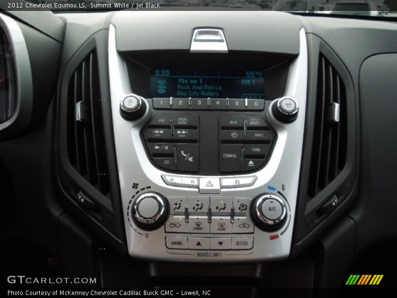 Summit White / Jet Black 2012 Chevrolet Equinox LS