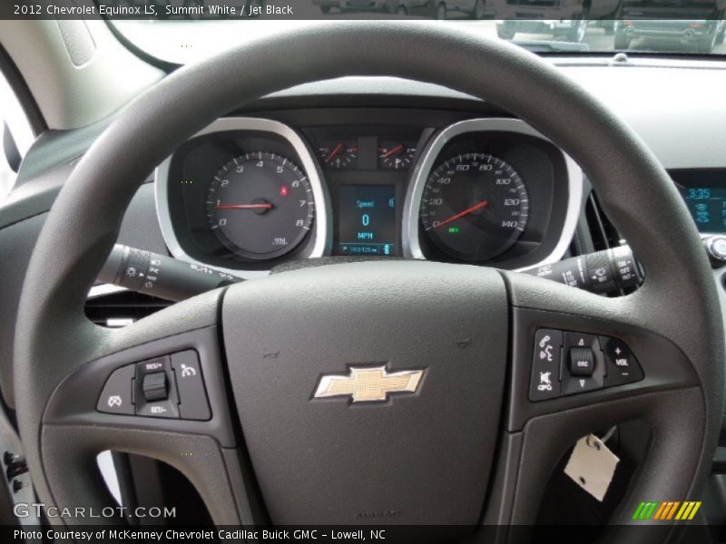 Summit White / Jet Black 2012 Chevrolet Equinox LS