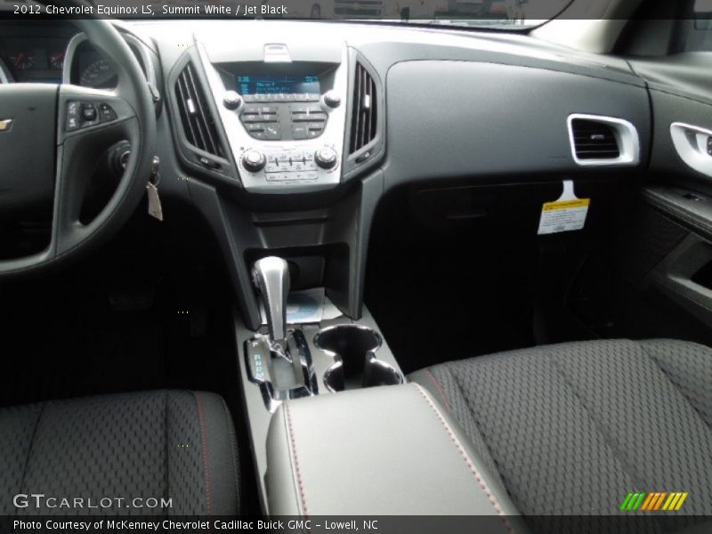 Summit White / Jet Black 2012 Chevrolet Equinox LS