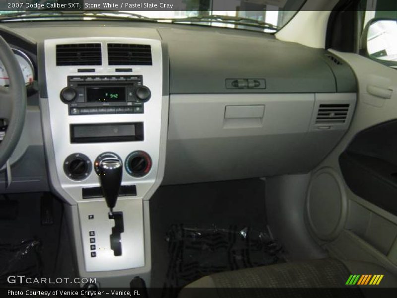 Stone White / Pastel Slate Gray 2007 Dodge Caliber SXT