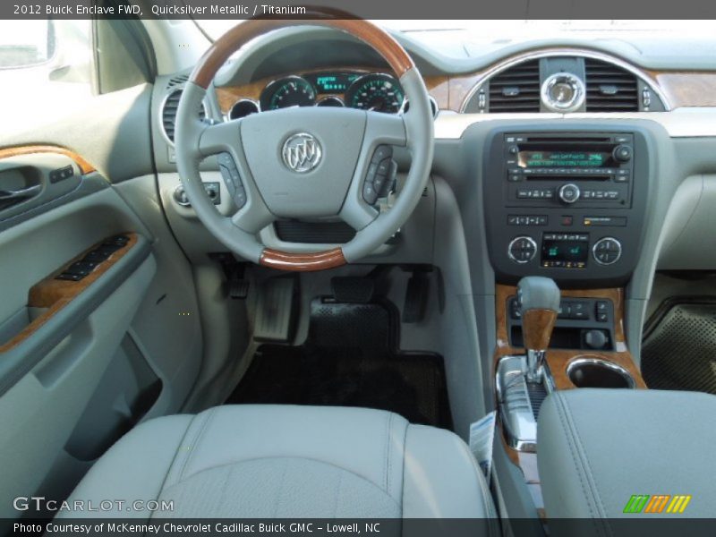 Quicksilver Metallic / Titanium 2012 Buick Enclave FWD