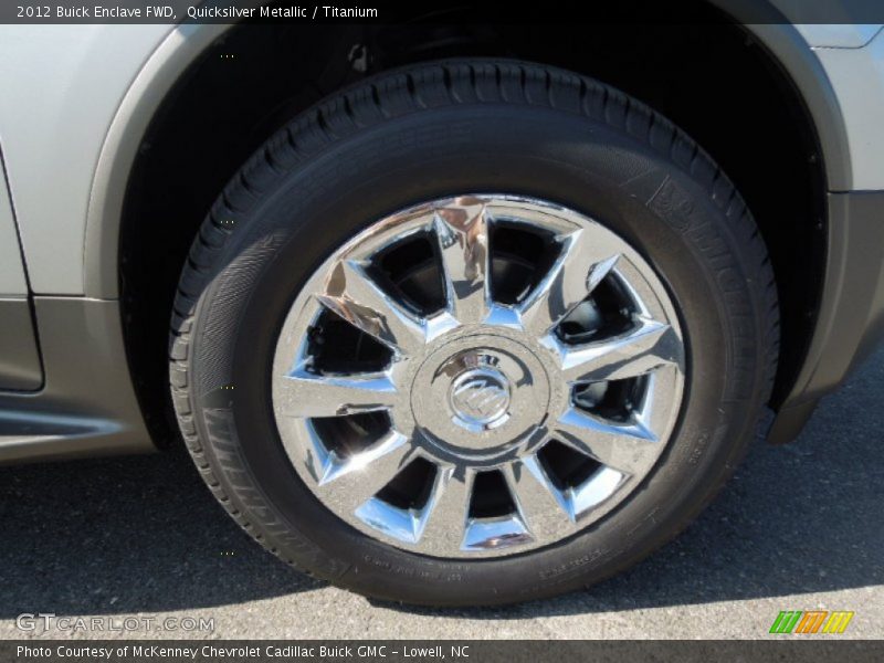 Quicksilver Metallic / Titanium 2012 Buick Enclave FWD