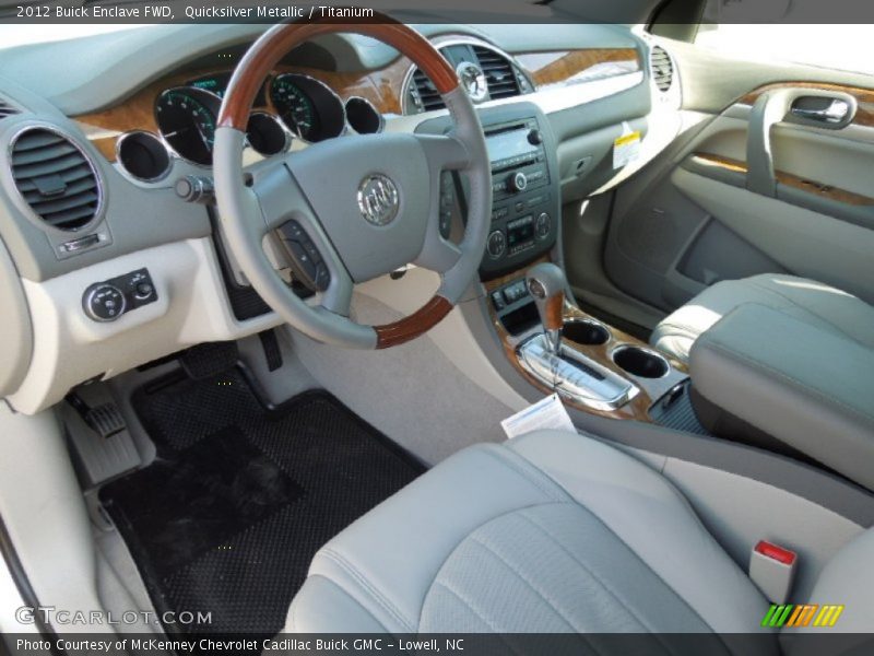 Quicksilver Metallic / Titanium 2012 Buick Enclave FWD