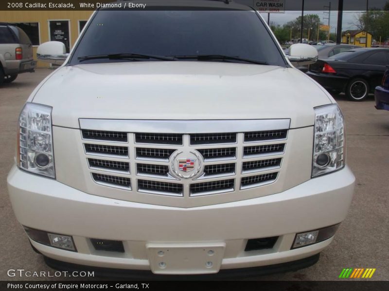 White Diamond / Ebony 2008 Cadillac Escalade