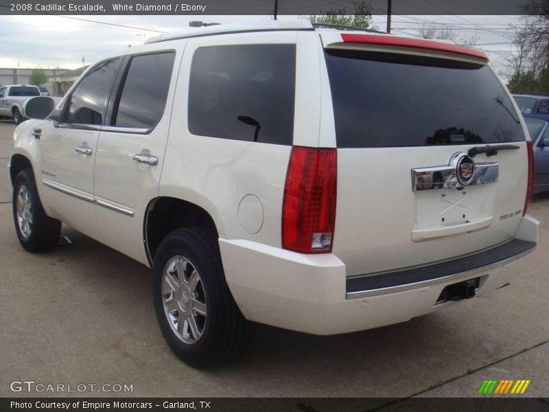White Diamond / Ebony 2008 Cadillac Escalade