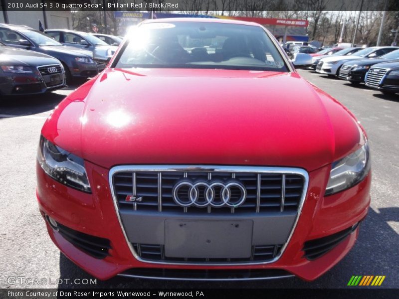 Brilliant Red / Black/Red 2010 Audi S4 3.0 quattro Sedan