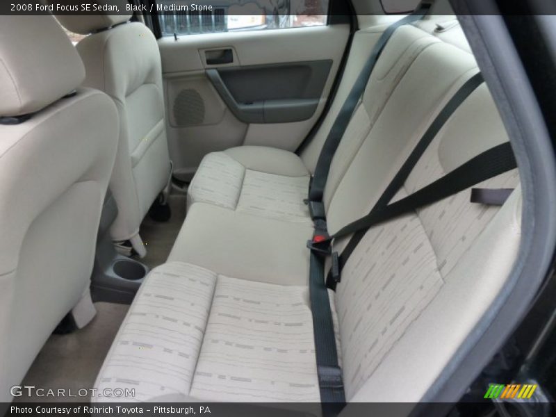 Black / Medium Stone 2008 Ford Focus SE Sedan
