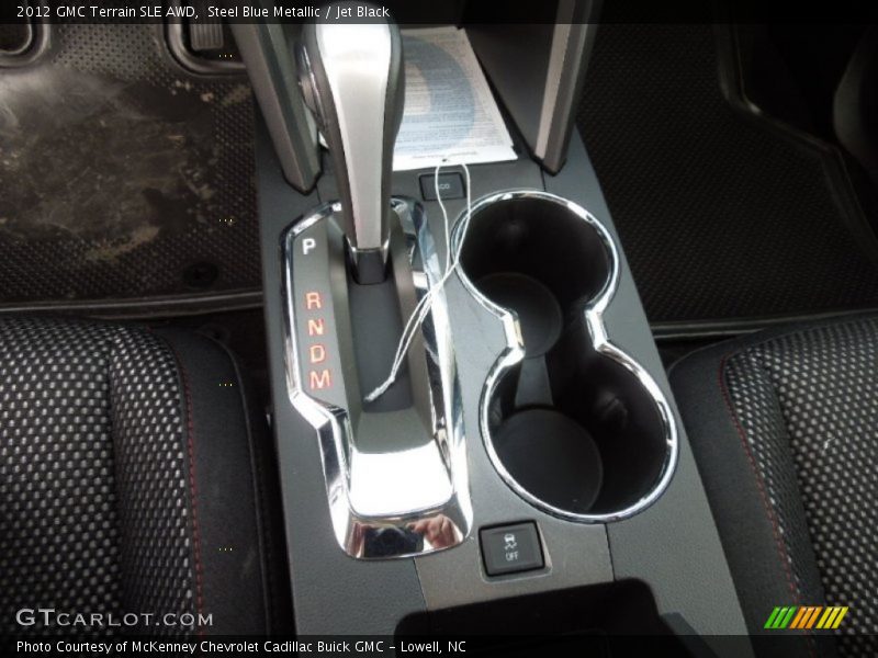 Steel Blue Metallic / Jet Black 2012 GMC Terrain SLE AWD