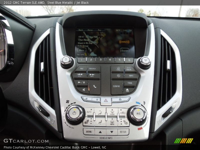 Steel Blue Metallic / Jet Black 2012 GMC Terrain SLE AWD