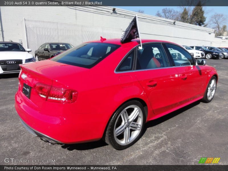 Brilliant Red / Black/Red 2010 Audi S4 3.0 quattro Sedan