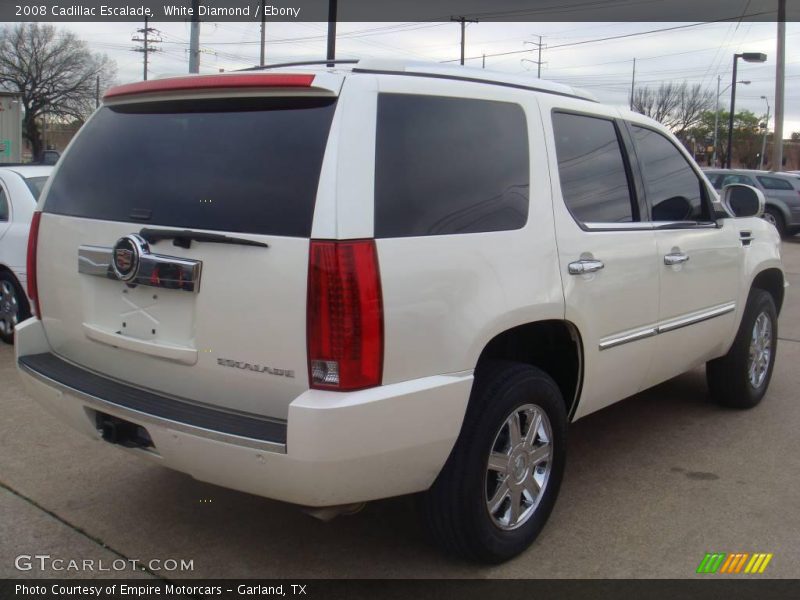 White Diamond / Ebony 2008 Cadillac Escalade