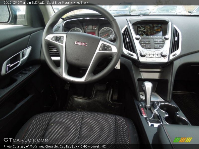 Steel Blue Metallic / Jet Black 2012 GMC Terrain SLE AWD
