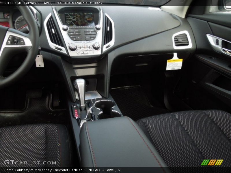 Steel Blue Metallic / Jet Black 2012 GMC Terrain SLE AWD