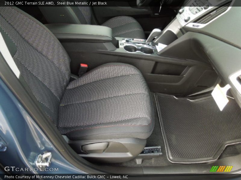 Steel Blue Metallic / Jet Black 2012 GMC Terrain SLE AWD