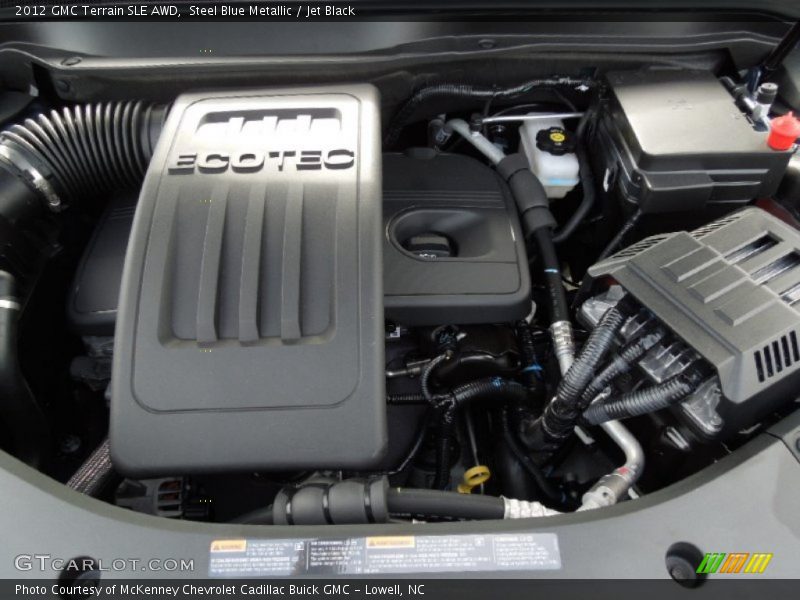 Steel Blue Metallic / Jet Black 2012 GMC Terrain SLE AWD