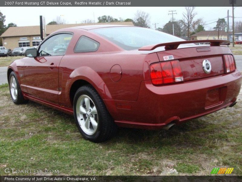 Redfire Metallic / Dark Charcoal 2007 Ford Mustang GT Deluxe Coupe