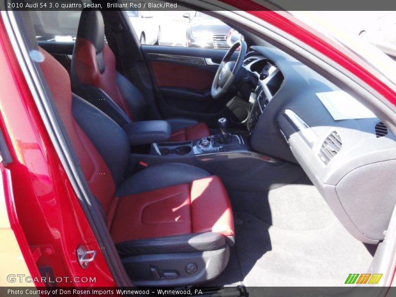 Brilliant Red / Black/Red 2010 Audi S4 3.0 quattro Sedan