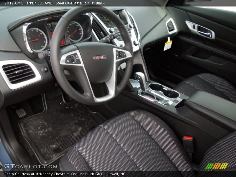 Steel Blue Metallic / Jet Black 2012 GMC Terrain SLE AWD