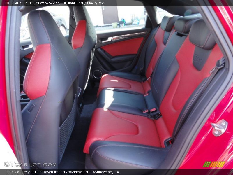 Rear Seat of 2010 S4 3.0 quattro Sedan