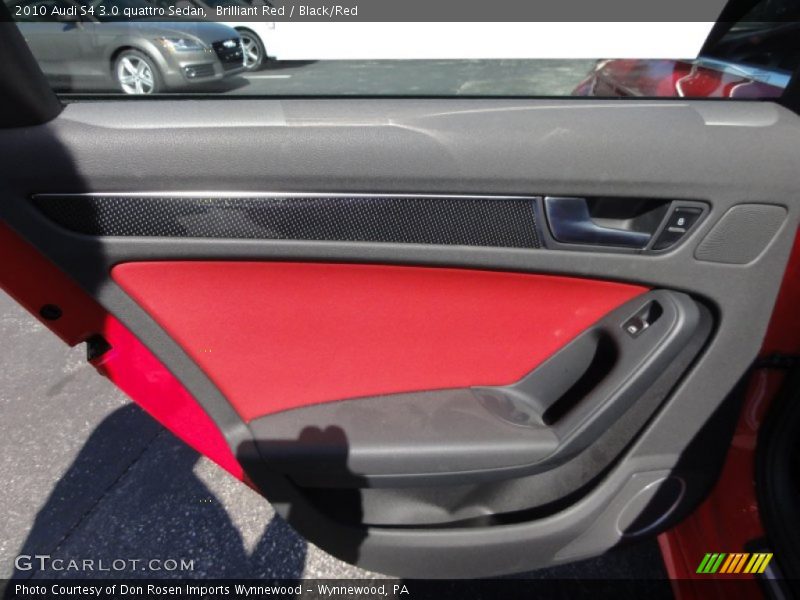 Brilliant Red / Black/Red 2010 Audi S4 3.0 quattro Sedan