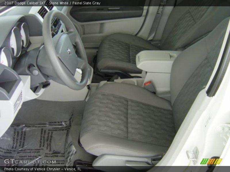 Stone White / Pastel Slate Gray 2007 Dodge Caliber SXT