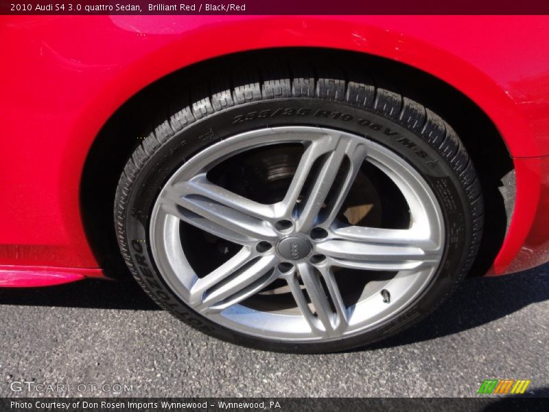 Brilliant Red / Black/Red 2010 Audi S4 3.0 quattro Sedan