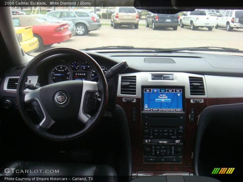 White Diamond / Ebony 2008 Cadillac Escalade