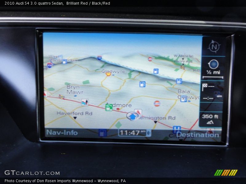 Navigation of 2010 S4 3.0 quattro Sedan